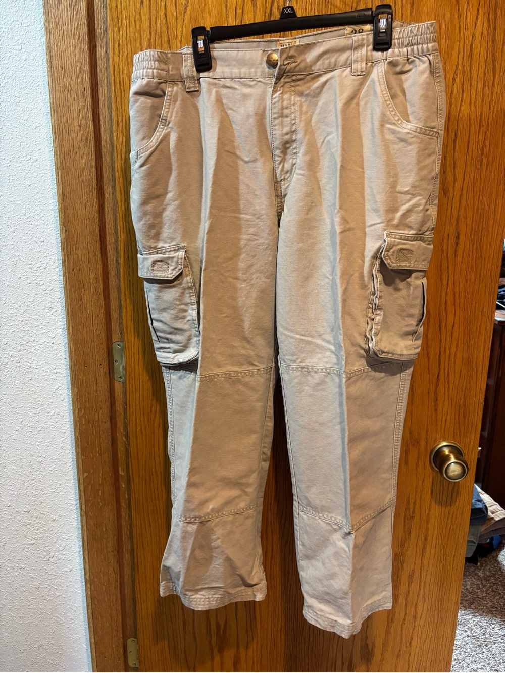 Men's Redhead 38 x 30 Beige Cargo Pants - Classic Utility Style